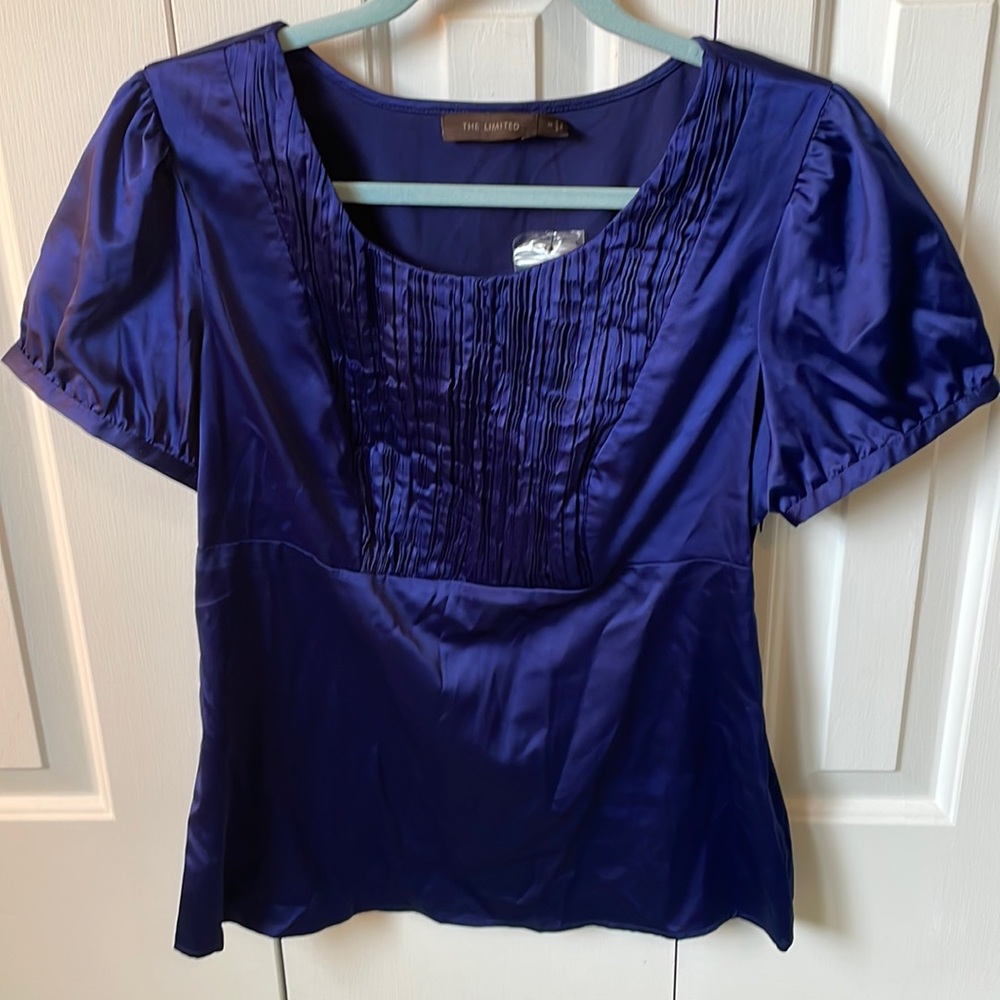 Shortsleeved purple top from the limited